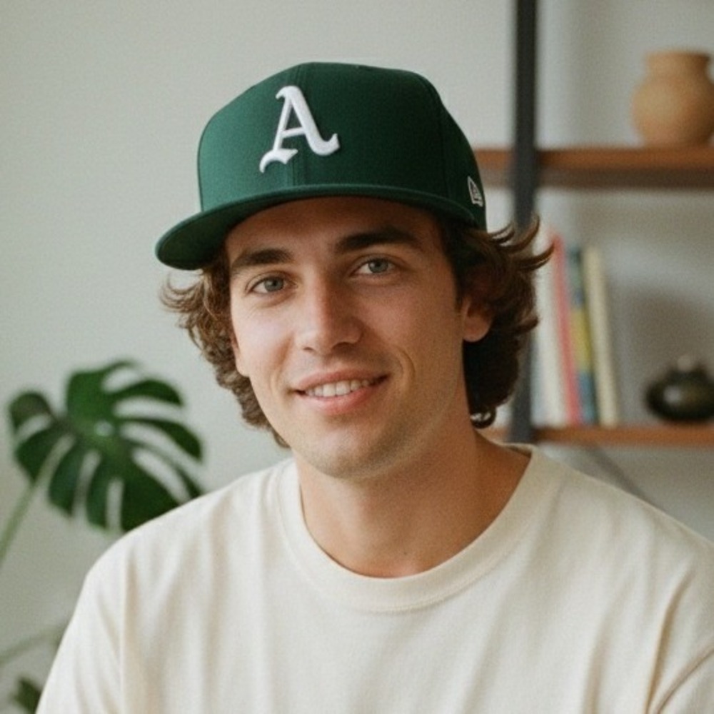 New Era Oakland‎ Athletics MLB Baseball Cap Fitted 59FIFTY Green - Size 7 3/4